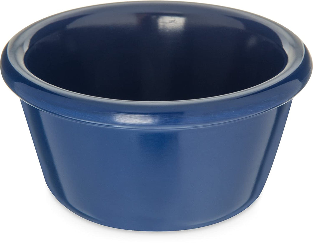 Carlisle Melamine Smooth Ramekin, 4 oz. Capacity, Cobalt (Case of 48)