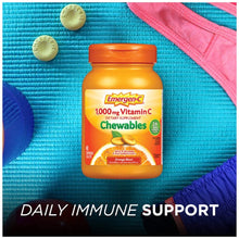 Load image into Gallery viewer, Emergen-C Chewable Vitamin C 1000mg, With B Vitamins And Antioxidants Tablet (40 Count, Orange Blast Flavor), Dietary Supplement, Multi