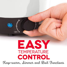 Load image into Gallery viewer, Dash Express Electric Cooker Hot Pot with Temperature Control for Noodles, Rice, Pasta, Soups, Boiling Water &amp; More, 1.2L