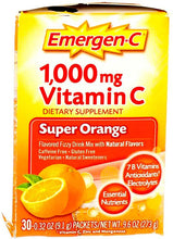 Load image into Gallery viewer, Alacer Emergen-c 1000 Mg Vitamin C - Super Orange - 30 Packet