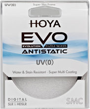 Load image into Gallery viewer, Hoya Evo Antistatic UV Filter - 82mm - Dust/Stain/Water Repellent, Low-Profile Filter Frame