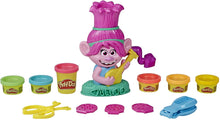 Load image into Gallery viewer, Play-Doh Trolls World Tour Rainbow Hair Poppy Styling Toy for Kids 3 Years and Up with 6 Non-Toxic Colors