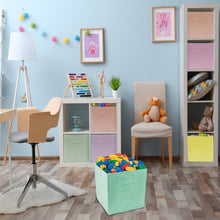 Load image into Gallery viewer, Sorbus Foldable Storage Cube Basket Bin - Great for Nursery, Playroom, Closet, Home Organization ( Pastel Multi-Color, 6 Pack)