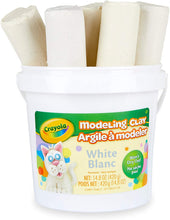 Load image into Gallery viewer, Crayola Modeling Clay, White Clay, 15oz. Reusable Bucket