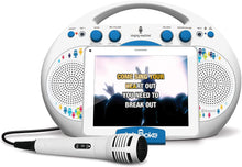 Load image into Gallery viewer, Singing Machine iSM398BG Tabeoke Portable Bluetooth Karaoke System