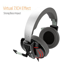 Load image into Gallery viewer, GAMDIAS Gaming Headset with 7.1 Virtual Surround Sound, Inline Remote, RGB Lighting (Hephaestus P1)