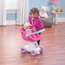 Load image into Gallery viewer, Step2 Love and Care Doll Stroller Toy, Off White/Pink (854100)