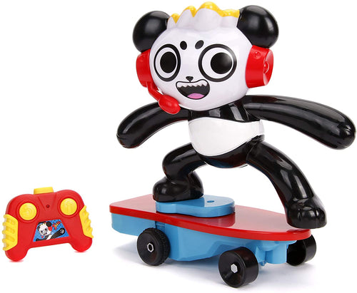 Jada Toys Ryan’S World Toy Review Combo Panda Wheely Popping Stunt Skateboard RC, Remote Control Vehicle 2.4 Ghz