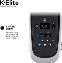 Load image into Gallery viewer, Keurig K-Elite Coffee Maker, Single Serve K-Cup Pod Coffee Brewer, With Iced Coffee Capability