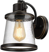 Load image into Gallery viewer, Charlie Outdoor Indoor Wall Sconce, LED Bulb Included, Oil Rubbed Bronze,