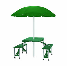 Load image into Gallery viewer, Picnic Time Portable Folding Picnic Table with Seating for 4
