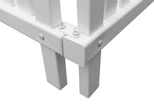 Load image into Gallery viewer, Zippity Outdoor Products ZP19008 Wilmington Vinyl Privacy Screen, 36" x 48" White , 2- Pack