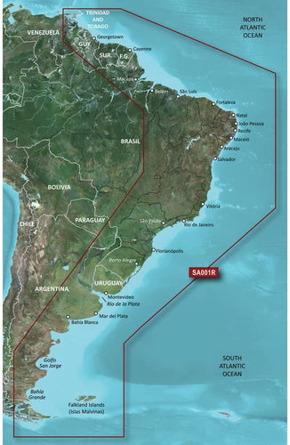 Garmin BlueChart G2 HSA011R South America East Data Card (010-C1062-10) (41205)
