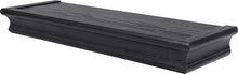 Load image into Gallery viewer, High &amp; Mighty 515605  Floating Shelf, Beveled Design, 18&quot;, Black