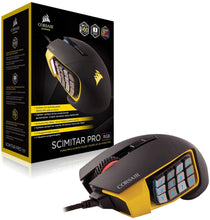 Load image into Gallery viewer, CORSAIR M65 Pro RGB - FPS Gaming Mouse - 12,000 DPI Optical Sensor - Adjustable DPI Sniper Button - Tunable Weights -  Black