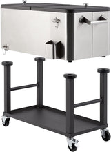 Load image into Gallery viewer, TRINITY 80 qt Stainless Steel Cooler with Detachable Tub