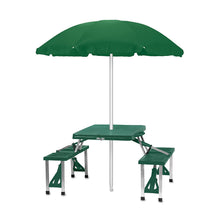 Load image into Gallery viewer, Picnic Time Portable Folding Picnic Table with Seating for 4