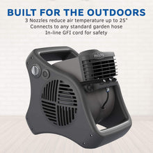 Load image into Gallery viewer, Lasko 7050 Misto Outdoor Misting Fan - Features Cooling Misters, Ideal for Camping, Patios, Picnics, &amp; more