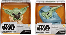 Load image into Gallery viewer, Star Wars The Bounty Collection The Child Collectible Toys 2.2-Inch The Mandalorian “Baby Yoda” Sipping Soup, Blanket-Wrapped Figure 2-Pack