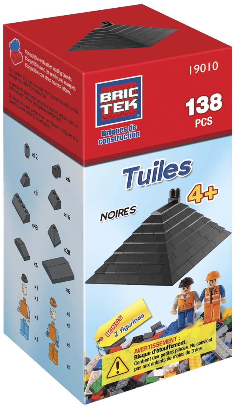 Brictek Roof Tiles- Black- 138 pcs