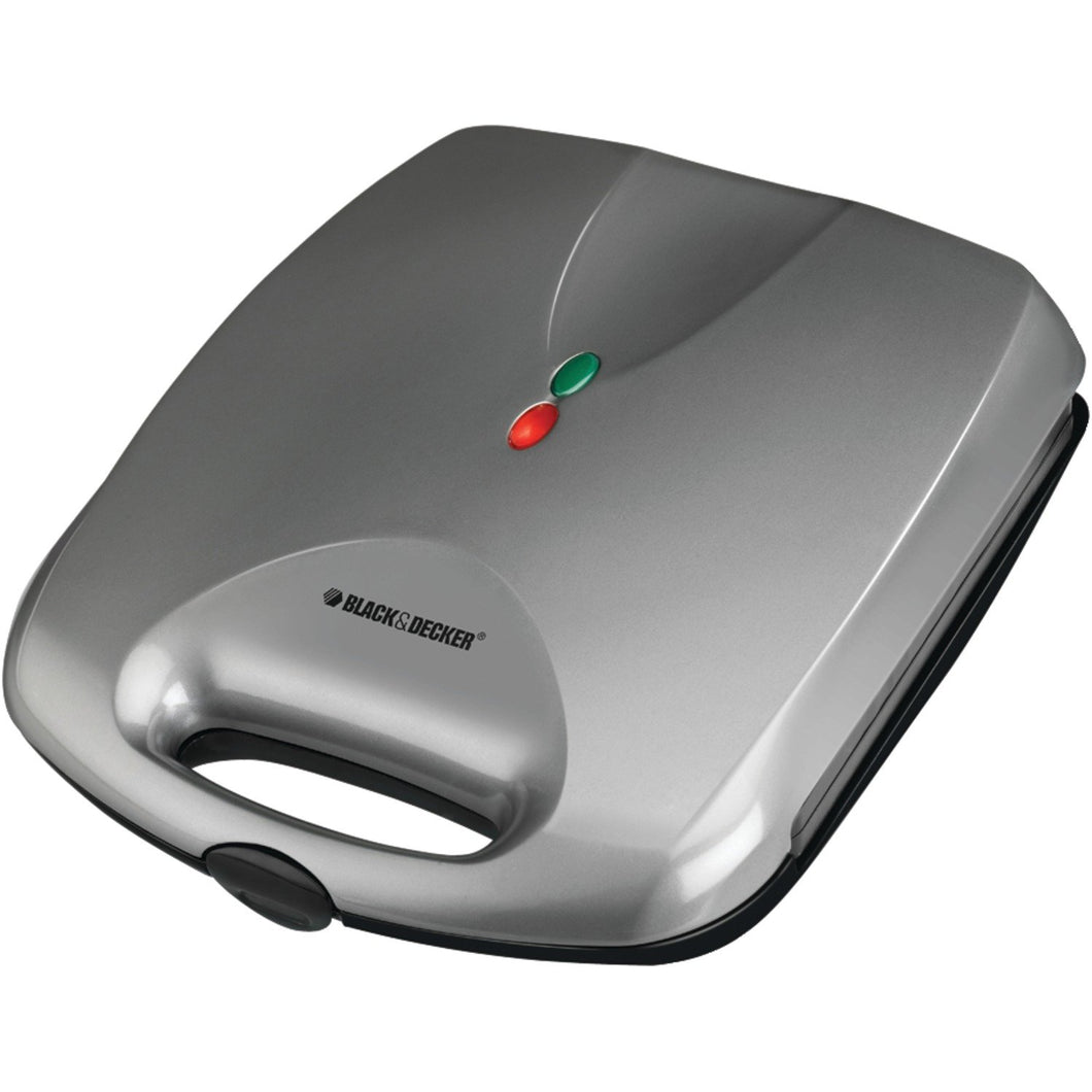 Black & Decker WM1240MB Belgian Waffle Maker, Silver