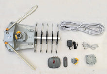 Load image into Gallery viewer, Amplified HD Digital Outdoor HDTV Antenna with Motorized 360 Degree Rotation, UHF/VHF/FM Radio with Infrared Remote Control for 2 TVs -Installation Kit