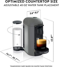 Load image into Gallery viewer, Breville-Nespresso USA BNV420IBL1BUC1 Nespresso VertuoPlus Bundle by Breville-Ink Black single-serve
