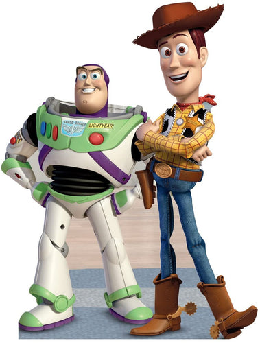 Advanced Graphics Buzz & Woody Life Size Cardboard Cutout Standup - Disney Pixar's Toy Story