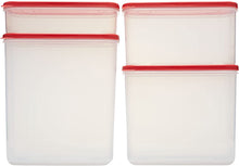 Load image into Gallery viewer, Rubbermaid Rubbermiad Modular Canisters Food Storage, 8-Piece Set, clear