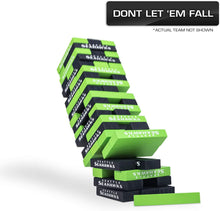 Load image into Gallery viewer, Wild Sports Tabletop Stacking Blocks Game, NCAA Football