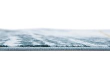 Load image into Gallery viewer, Unique Loom Chimera Collection Modern Abstract Rustic Dark Blue Runner Rug (3' x 10')