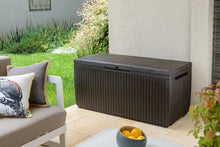 Load image into Gallery viewer, Keter Springwood Plastic Deck Storage Container Box Outdoor Patio Garden Furniture