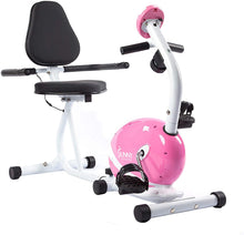 Load image into Gallery viewer, Sunny Health &amp; Fitness P8400 Sunny Health &amp; Fitness Magnetic Recumbent Bike Exe, Pink