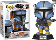 Load image into Gallery viewer, Heavy Infantry Mandalorian: Funk o Pop! Vinyl Figure Bundle with 1 Compatible &#39;ToysDiva&#39; Graphic Protector (348 - 45540 - B)