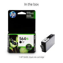 Load image into Gallery viewer, HP 564XL Black Ink Cartridge (CN684WN) for HP Deskjet 3520 3521 3522 3526 HP Officejet 4610 4620 4622 HP Photosmart: 5510 5512 5514 5515 5520 5525 6510 6512 6515 6520 6525 7510 7515 7520 7525 B8550 C6340 C6350 D7560 C510 B209 B210 C309 C310 C410 C510 (Pa