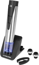 Load image into Gallery viewer, Kalorik 2-in-1 Stainless Steel Wine Opener and Preserver