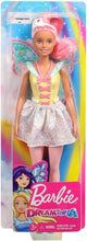 Load image into Gallery viewer, Barbie Dreamtopia Fairy Doll, Approx 12-Inch, with A Colorful Candy Theme, Pink Hair and Wings, for 3 to 7 Year Olds