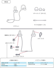 Load image into Gallery viewer, JAM Live Fast Workout Earphones 30 ft. Bluetooth Range, IP67 Sweat Resistant Earbuds 3 Sizes Included, 12 Hour Battery Life, Hands-Free Calling Cream Soda HX-EP404CS