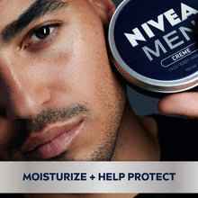 Load image into Gallery viewer, NIVEA Men Creme - Multipurpose Cream for Men - Face, hand and Body Lotion - 5.3 oz. Tin
