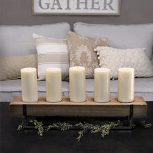 Load image into Gallery viewer, Stratton Home Decor Rustic 5 Candle Holder Centerpiece