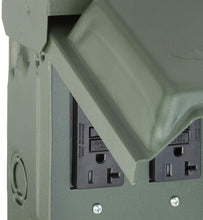 Load image into Gallery viewer, GE ENERGY INDUSTRIAL SOLUTIONS U012010GRP 2GFI Backyard Power Outlet