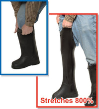 Load image into Gallery viewer, TREDS Over-The-Shoe 6" Rubber Overshoes, Black