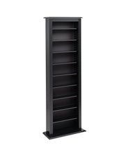 Load image into Gallery viewer, Prepac Slim Barrister Tower Storage Cabinet, Black