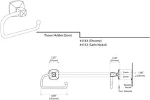 Load image into Gallery viewer, Gatco Jewel European Style Toilet Tissue Holder