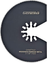 Load image into Gallery viewer, Genesis GMT15A 1.5 Amp Multi-Purpose Oscillating Tool and 19-Piece Universal Hook-And-Loop Accessory Kit with Storage Box