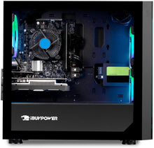 Load image into Gallery viewer, iBUYPOWER Pro Gaming PC Computer Desktop FHW002 (Intel i3 9100F 3.6GHz, NVIDIA GT 710 1GB, 8GB DDR4 RAM, 120GB SSD, 1TB HDD, WiFi Ready, Windows 10 Home)