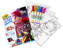Load image into Gallery viewer, Crayola Wonder Trolls 2 Pages, Mess Free Coloring, Gift for Kids, Age 3, 4, 5, 6