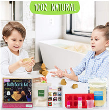 Load image into Gallery viewer, Kiss Naturals: Bath Fizzie Making Kit - All Natural, DIY