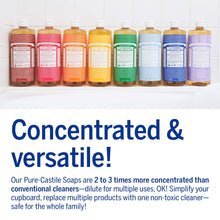 Load image into Gallery viewer, Dr. Bronner’s - Pure-Castile Liquid Soap (Rose, 32 ounce) - Made with Organic Oils, 18-in-1 Uses: Face, Body, Hair, Laundry, Pets &amp; Dishes, Concentrated, Vegan, Non-GMO