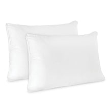 Load image into Gallery viewer, BioPEDIC Low Profile Hypoallergenic Flat Pillow (2 Pack),Standard/Queen